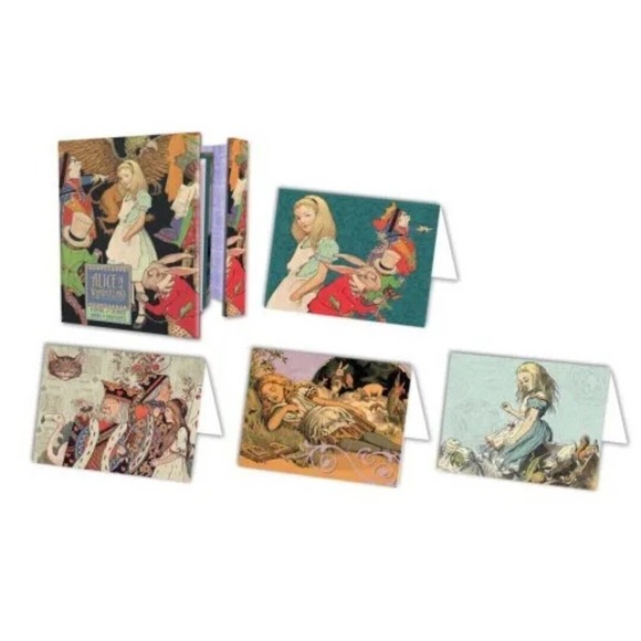 Alice in Wonderland 24 Cards And Envelopes Book - Picture 4 of 5